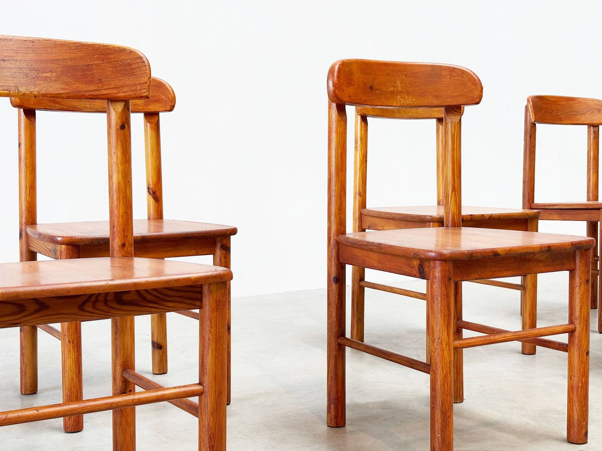 Ensemble de six chaises de salle à manger par Rainer Daumiller