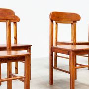 Ensemble de six chaises de salle à manger par Rainer Daumiller