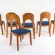 Set of 6 vintage Koefoed Morten 'Fjerritslev' chairs