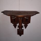 Small solid wood console
