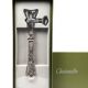 Christofle silver-plated leg of lamb fork — as new condition