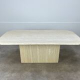 Table basse travertin