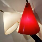 Mid century italian coloured wall light, 1950s