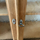 Armoire vitrée en chêne brut (rénovée)