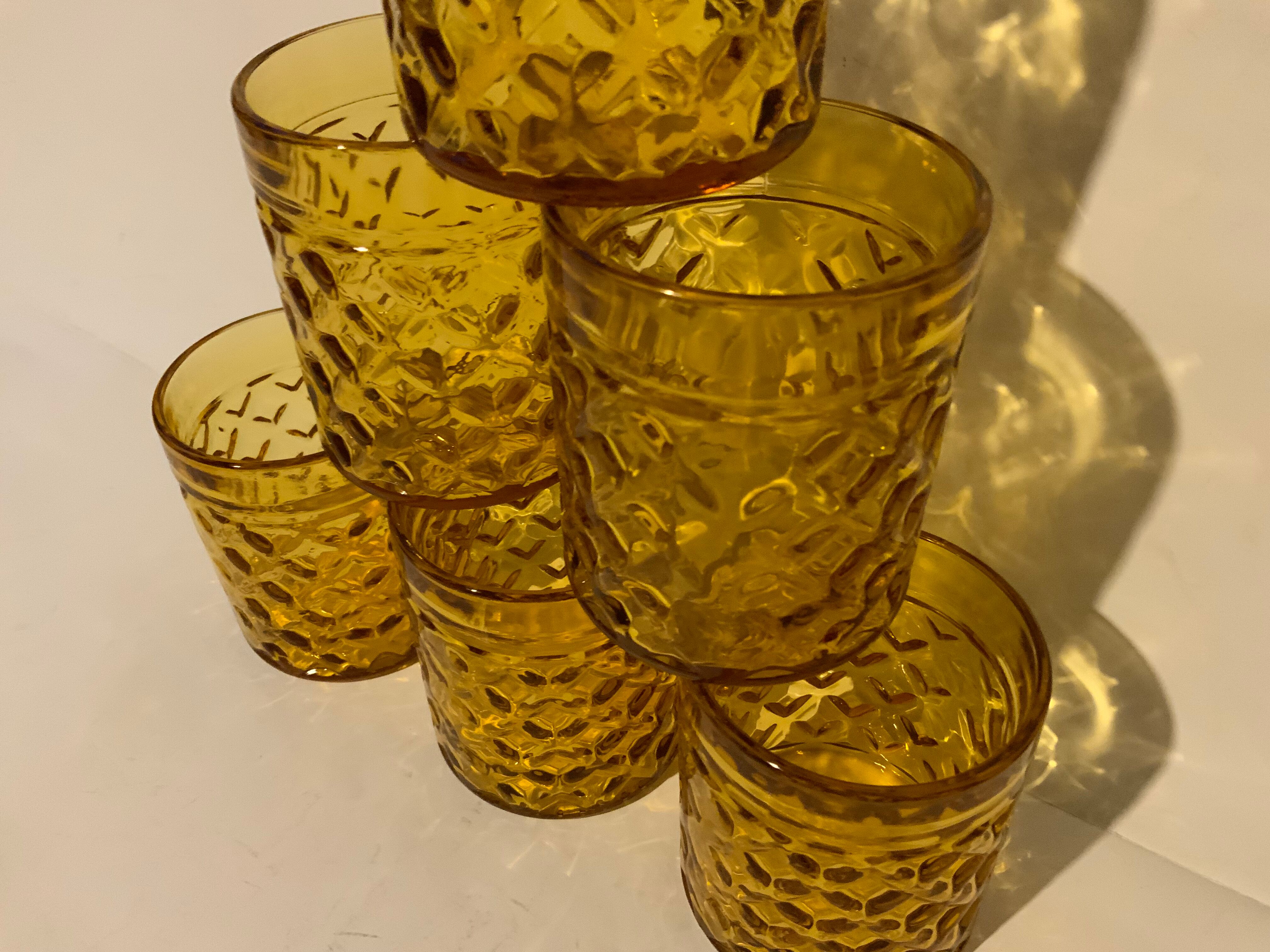 Pineapple glasses Selency x Monoprix Croisé Laroche