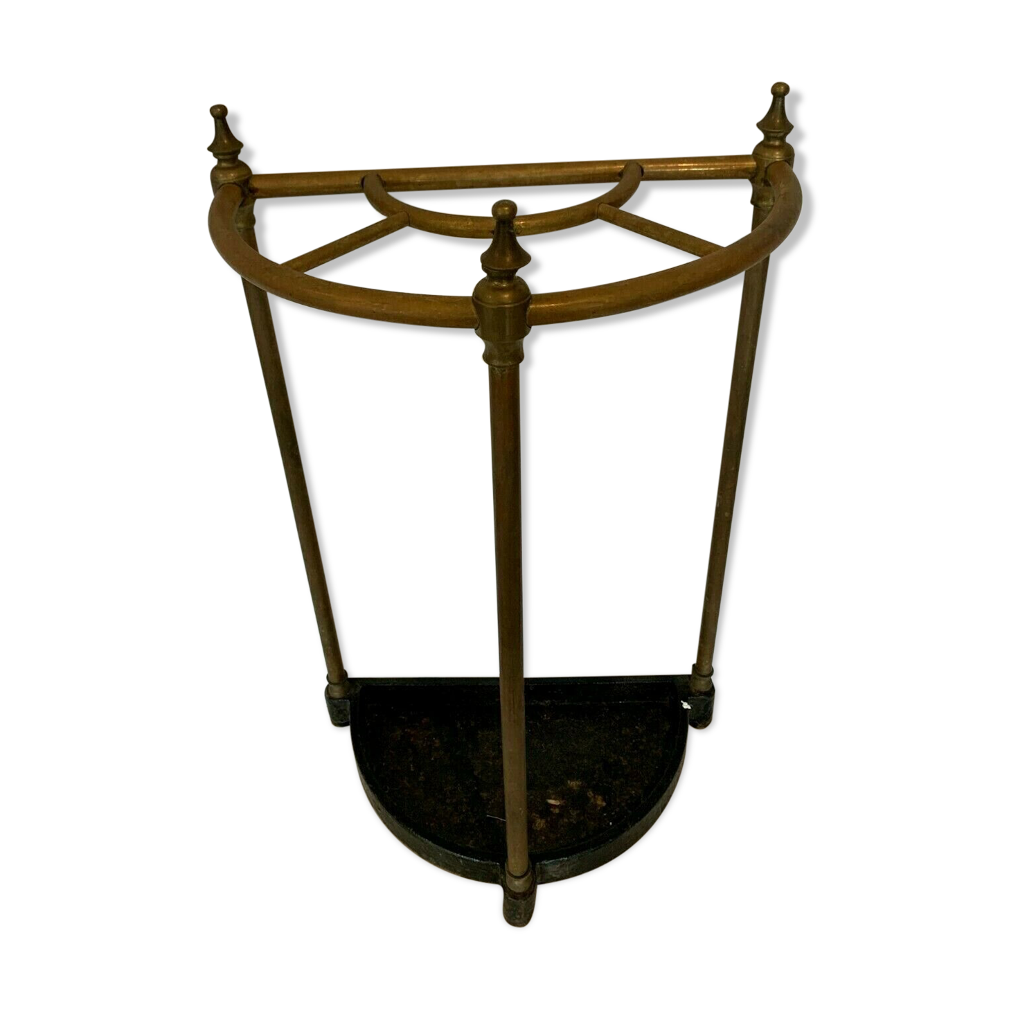 Umbrella door in brass and cast iron XX century