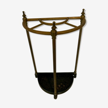 Umbrella door in brass and cast iron XX century