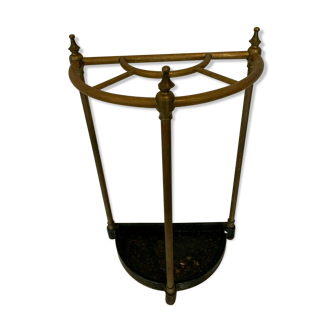 Umbrella door in brass and cast iron XX century