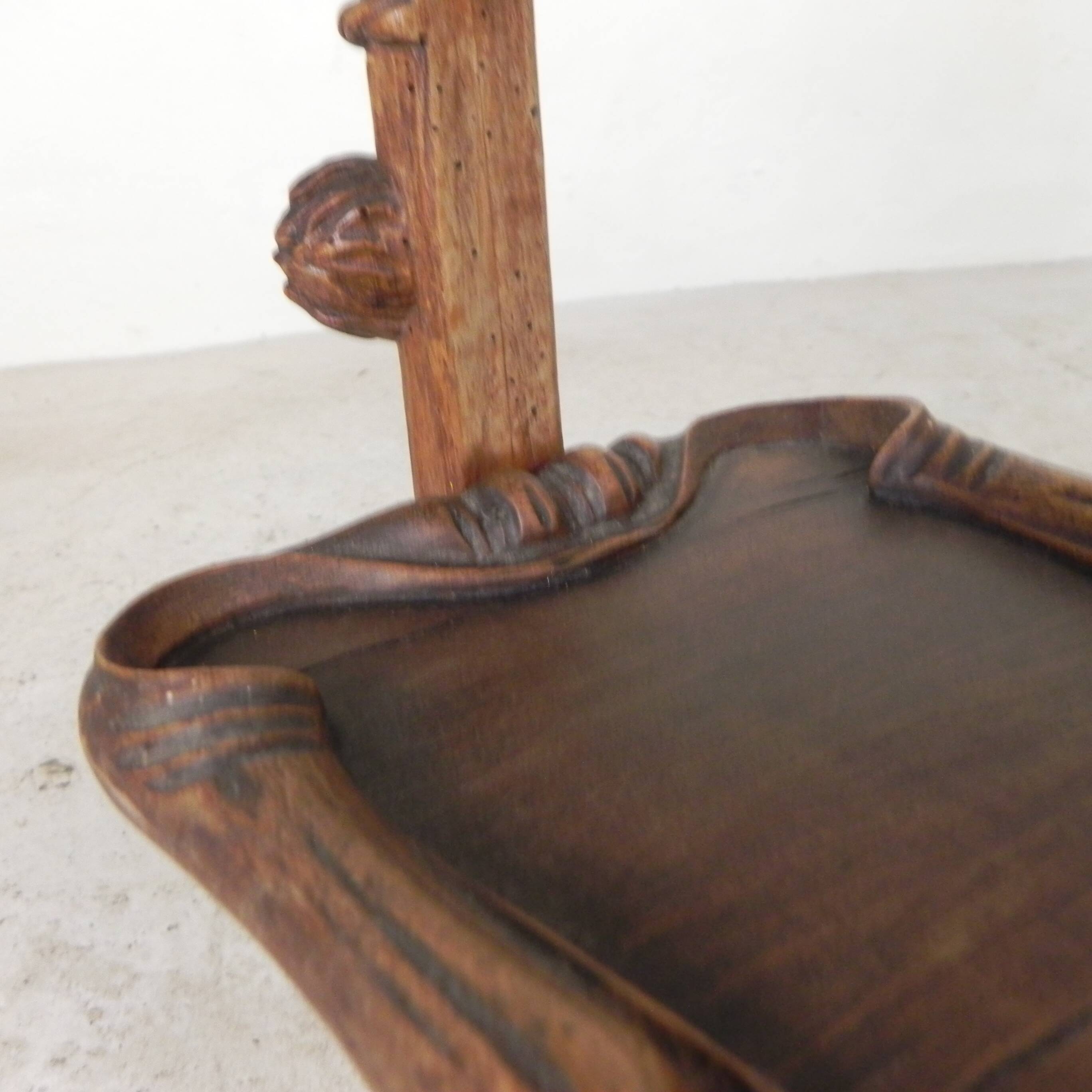 Art Nouveau tea table by Emile Galle, 1899