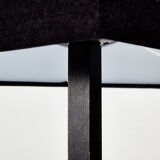 Lampe de table géométrique en bois