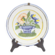 Antique plate in faience, 19th