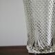 Crystal vase size - Diamond point pattern