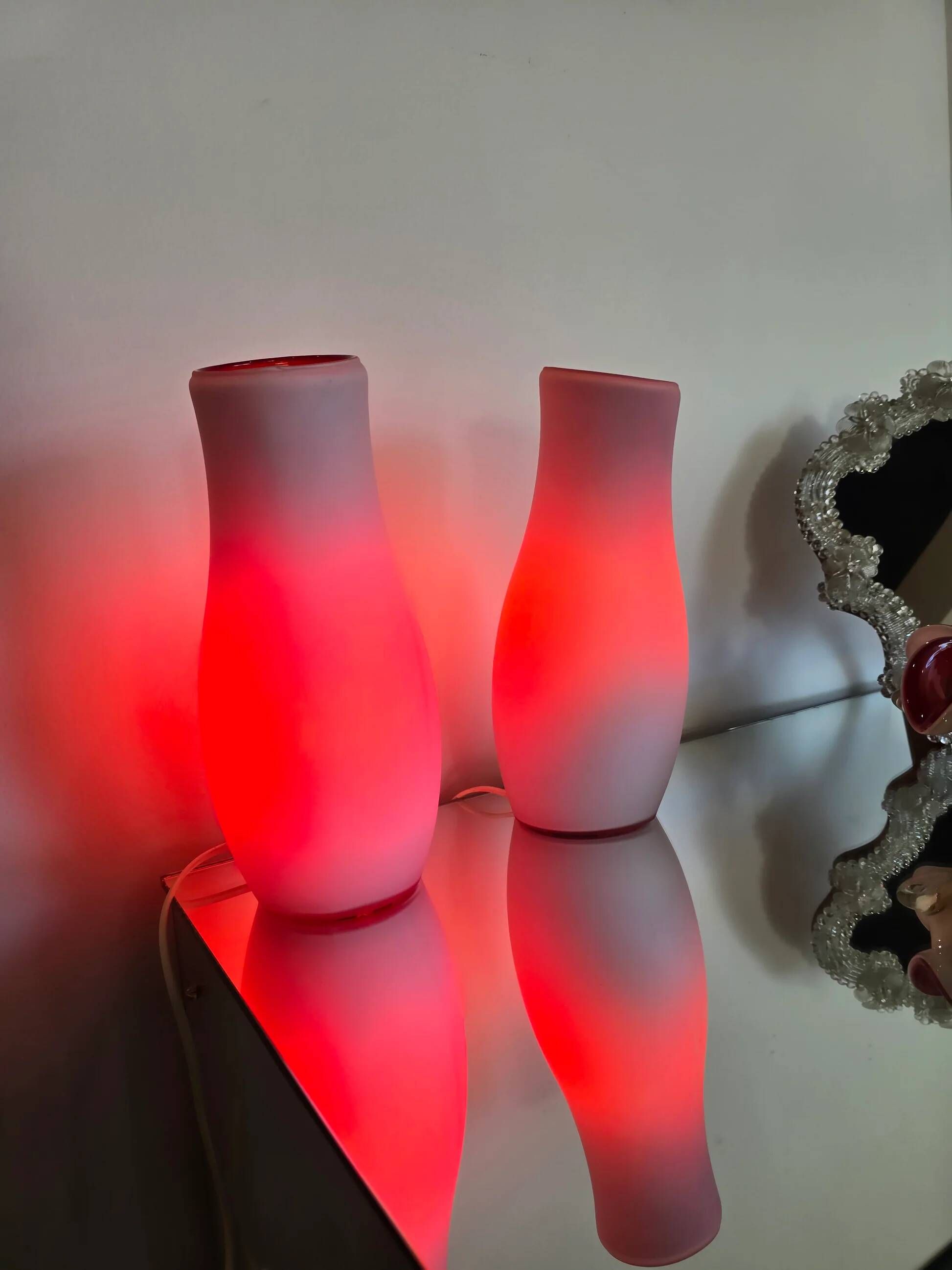 Pair of table lamps IKEA Mylonit – vintage Scandinavian design – 80s/90s