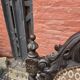 Three-seater armchair in Louis XIII style made of oak from the 19th century.