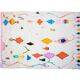 Colorful Berber carpet handmade 182 x 108cm