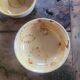 Two rustic glazed earthenware salad bowls, French craftsmanship, circa 1