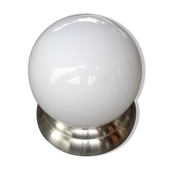 Ceiling light Design ball - white opaline globe - diameter 15 cm