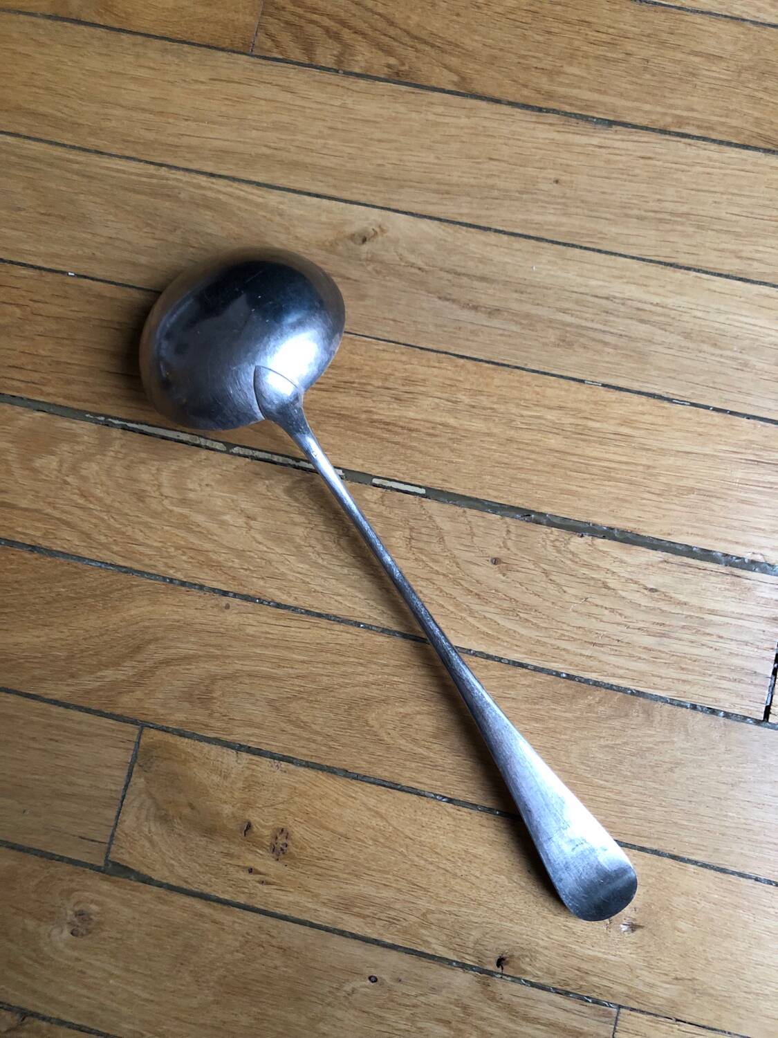 Silver ladle