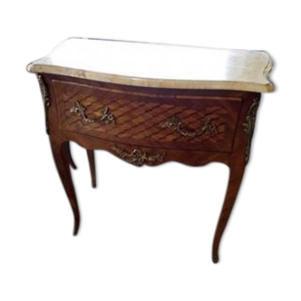 Louis XV style inlaid chest of drawers