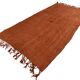 Tapis Kilim vintage fait main en terracotta 5x10, 164x305 cm