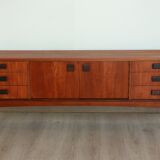 Enfilade anglaise - 6 tiroirs - poignées palissandre