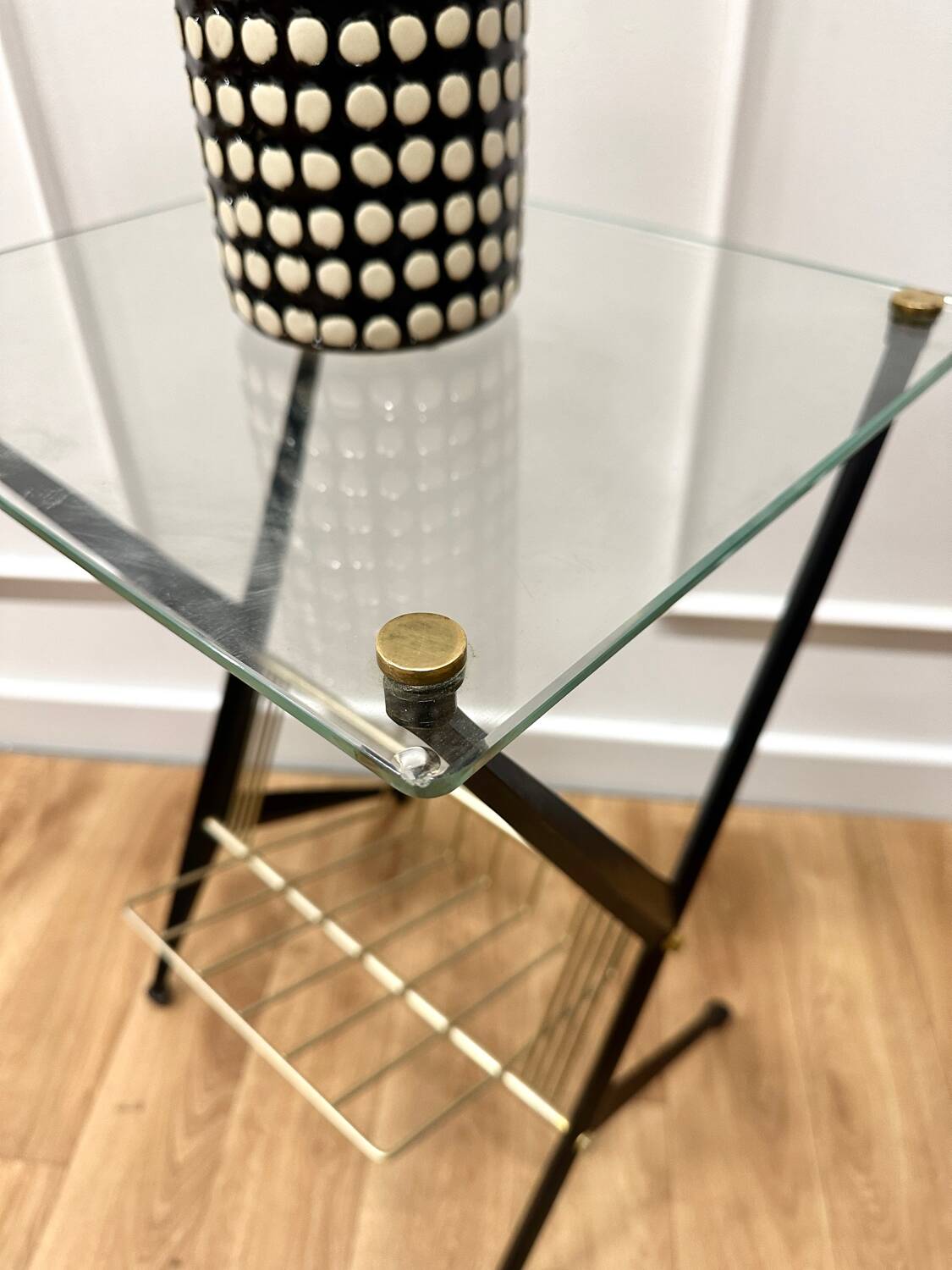 Angelo Ostuni Magazine Rack Table