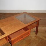 GPlan teak and glass coffee table from the 1970s