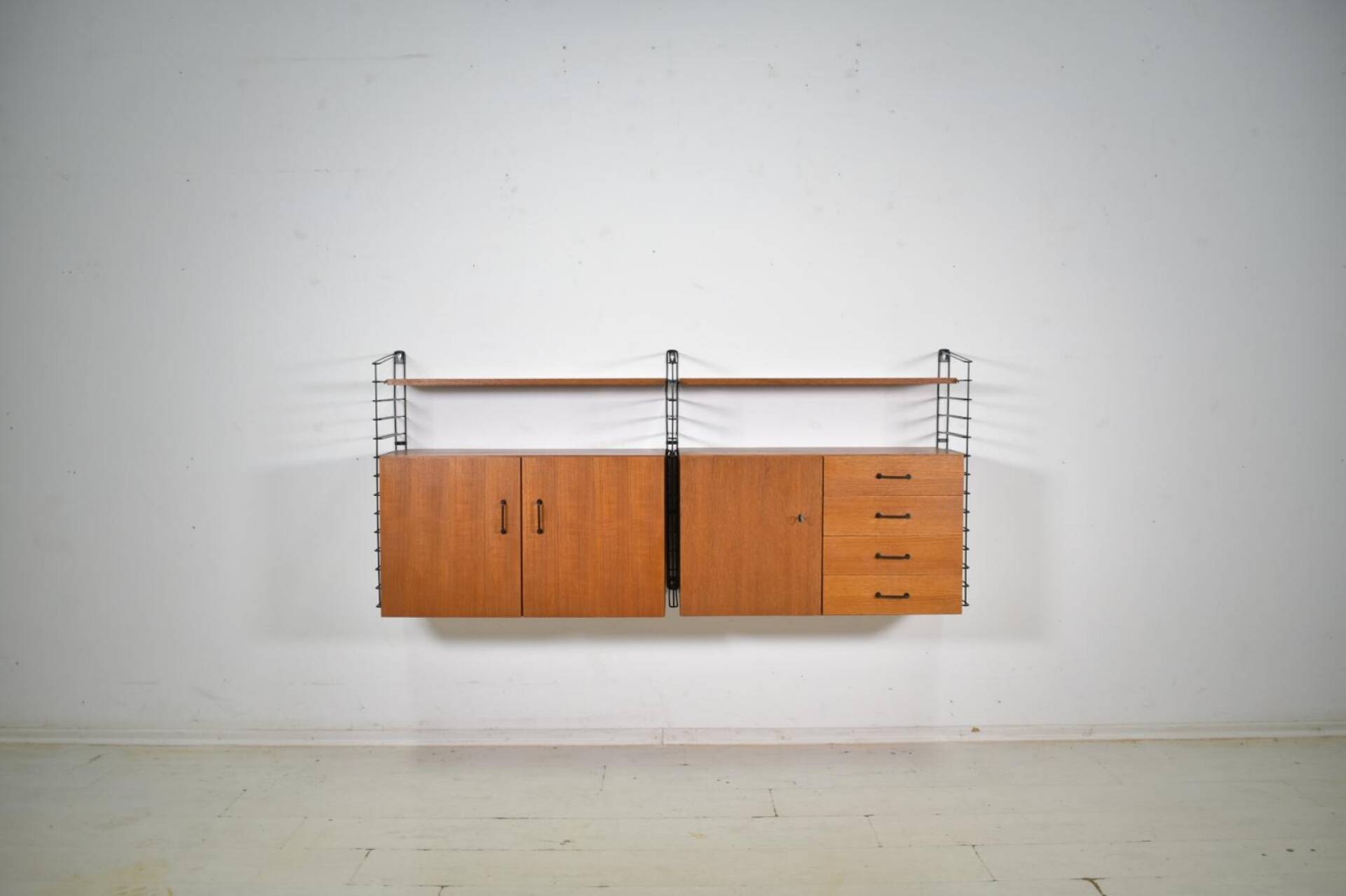 Musterring Tomado Shelving System Teak 1960s  Wall unit Vintage 