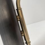 ANTIQUE BRASS AND PRISMATIC GLASS PENDANT LAMP XXL