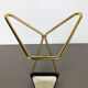 Porte-parapluie en métal laiton moderniste Bauhaus Allemagne années 1950