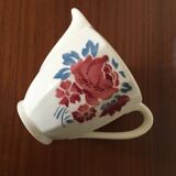 Badonviller milk pot or creamer, rose decoration