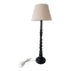 Lampe bois torsadé
