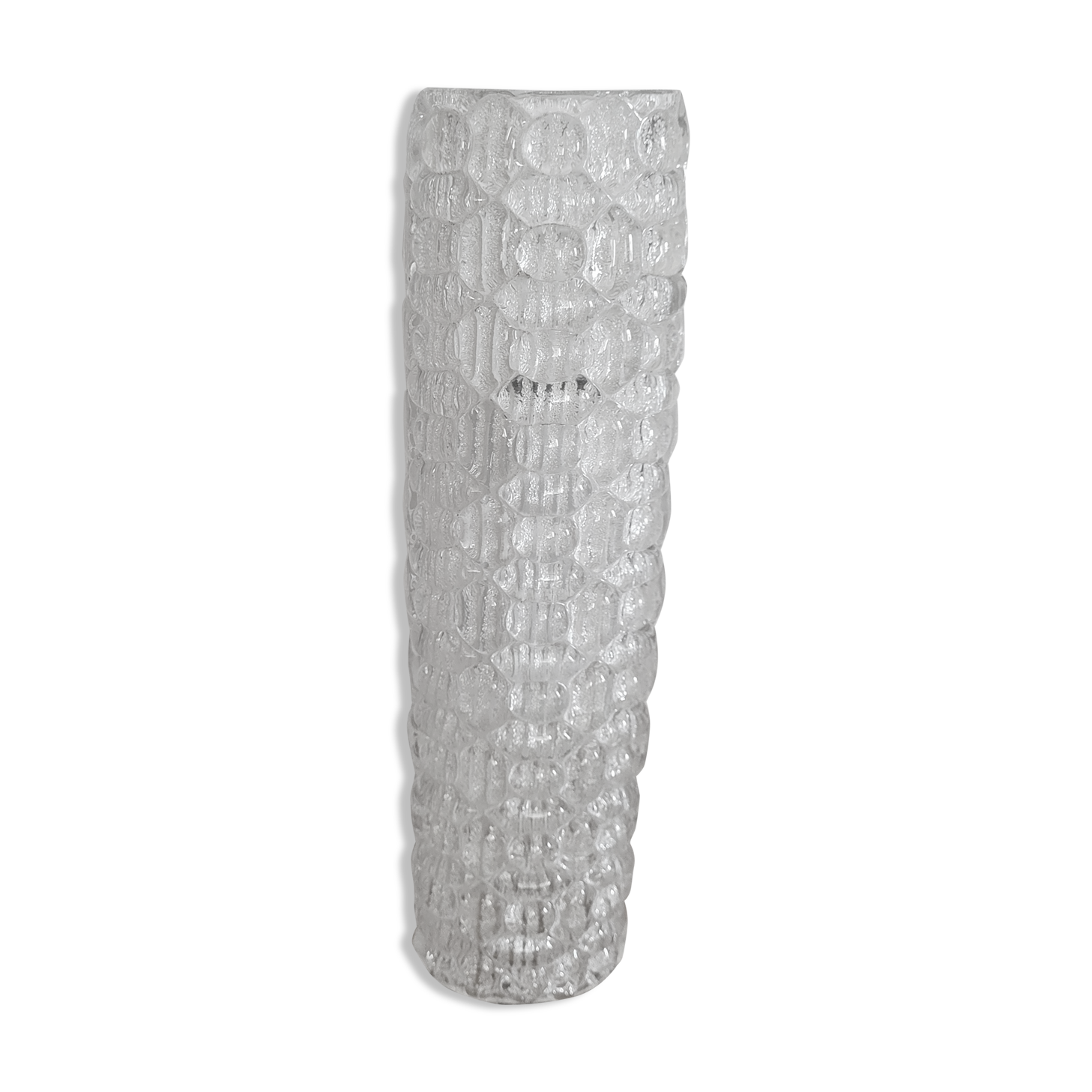 Bubble molded glass wall lamp