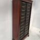 Louis Philippe period cabinet in mahogany veneer, 19th century.