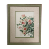 Bouquet of roses in watercolor