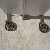 Roller folding extra table