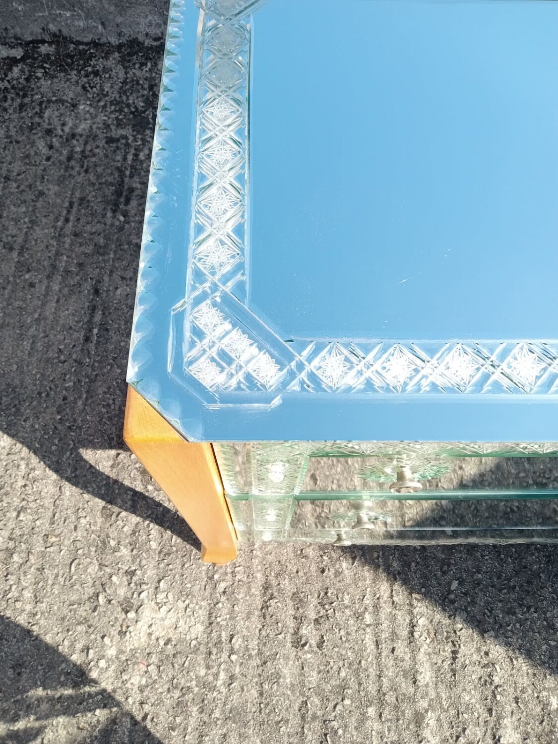 Art Deco mirrored chest of drawers