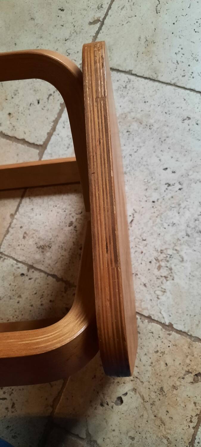 Wooden stool made of pine