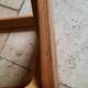 Wooden stool made of pine
