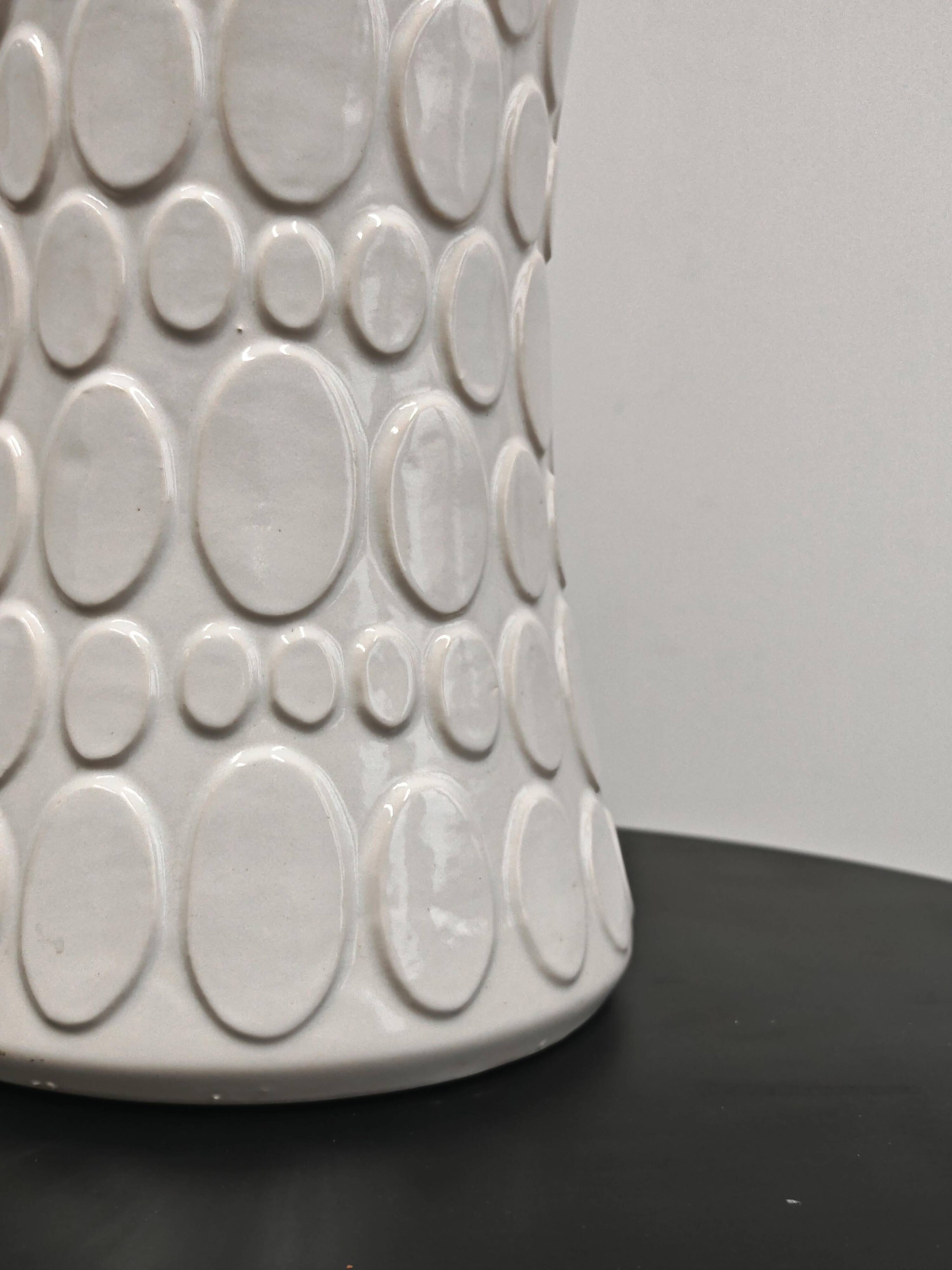 XL ceramic vase Mid Century Modern by Jasba 1970s