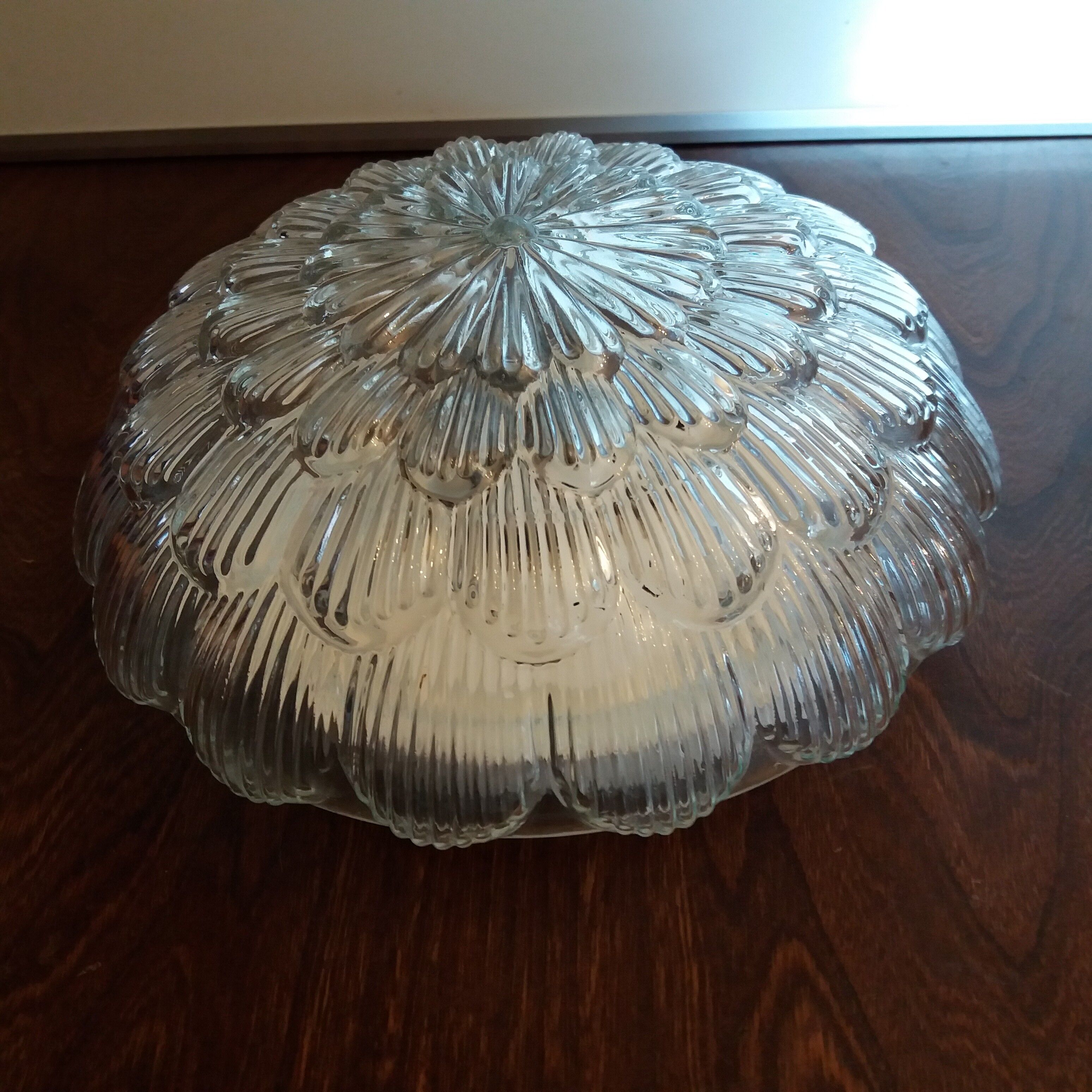 Vintage glass ceiling light