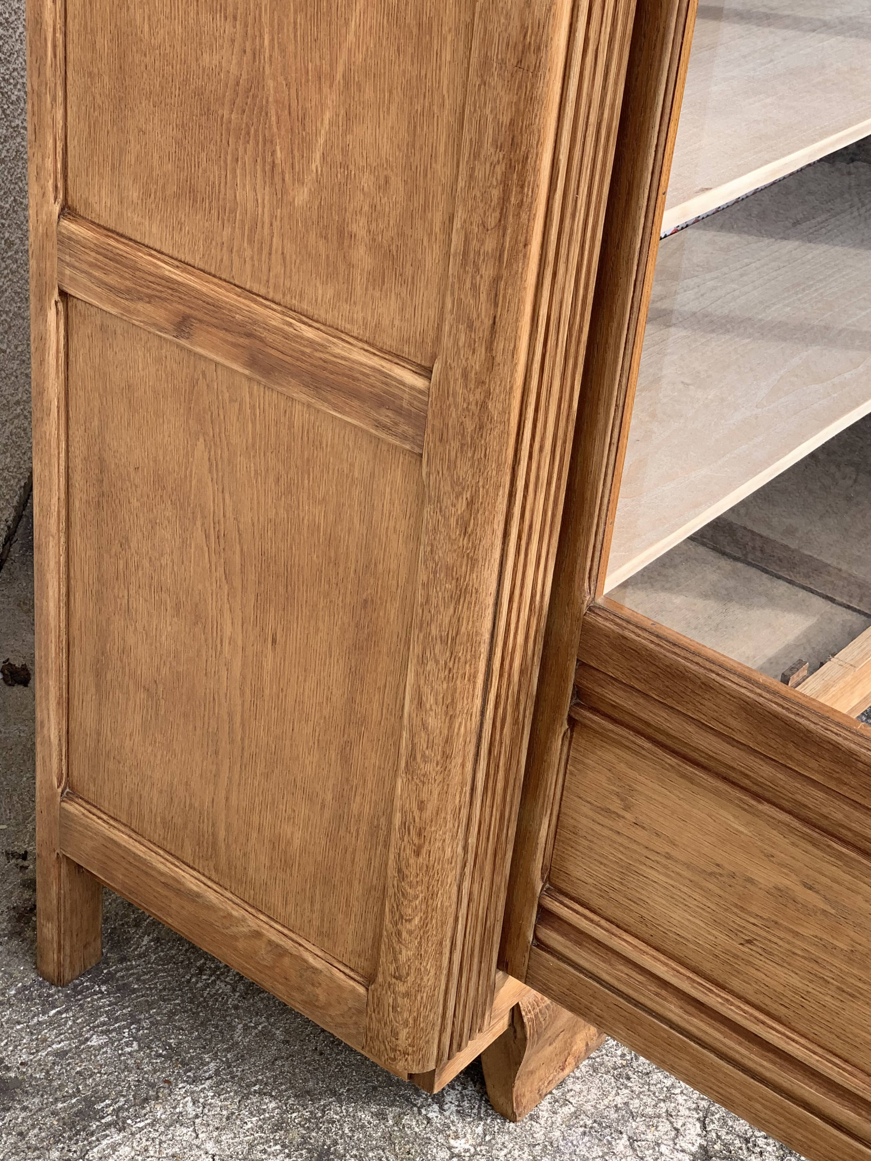 Parisian glazed wardrobe 1930 raw wood