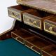 Louis XVI cylinder desk in mahogany and pink marble - circa 1860-1890