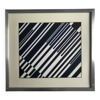 Günter FRUHTRUNK Untitled, 1960. Original screenprint signed in pencil
