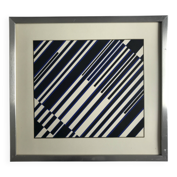 Günter FRUHTRUNK Untitled, 1960. Original screenprint signed in pencil