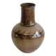 Vintage enameled stoneware vase 1960