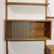 Vintage teak wall unit by Preben Sorensen, Denmark 1960s