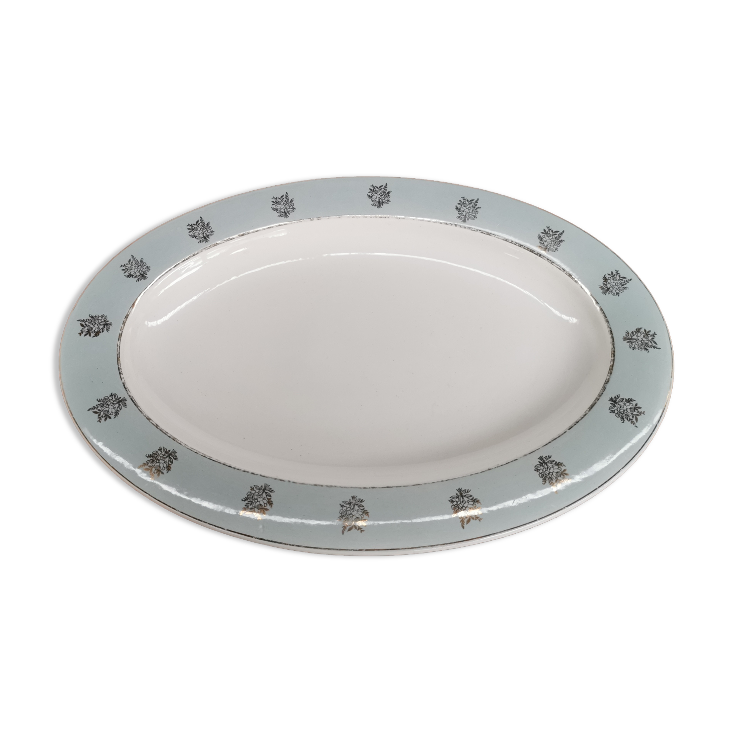 Dish, ravier in vintage earthenware
