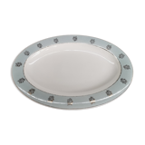 Plat, ravier en faïence vintage