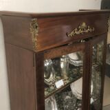 Showcase library 2 doors in mahogany of cuba 19 th Ornaments in bronze